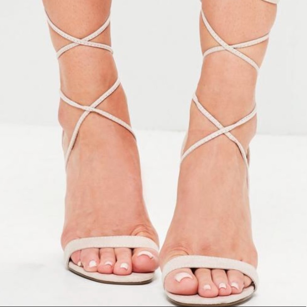 Misguided wrap up heels!
